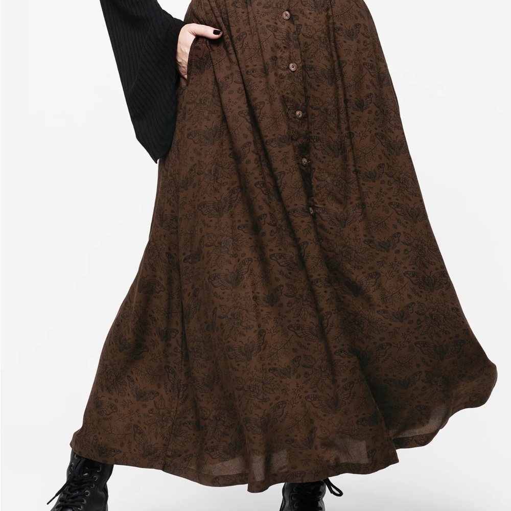 DISTURBIA Rosamoth button-up Skirt